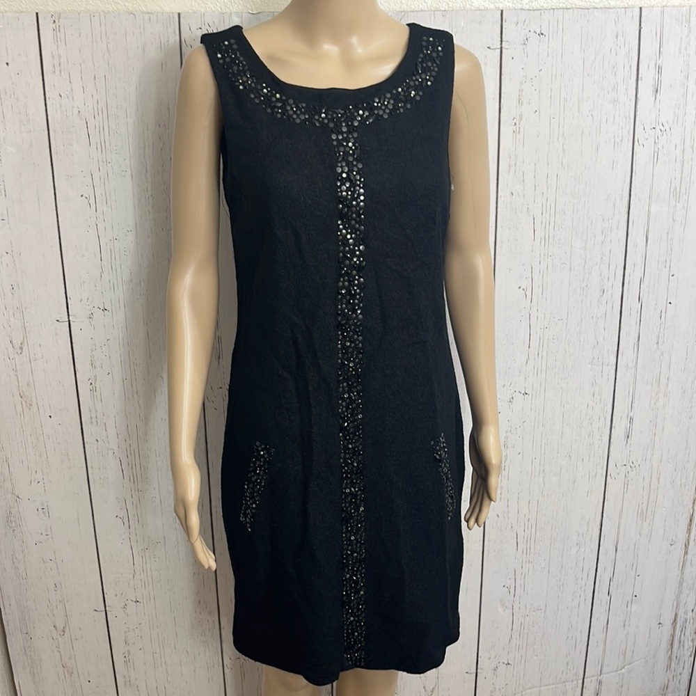 Bailey 44 Wool Blend Black Sequin Size Small